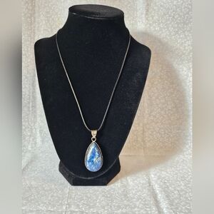 Sodalite Crystal Necklace